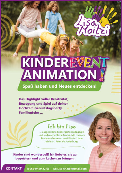 Poster Kinderevent Animation, Bild von Lisa Moitzi