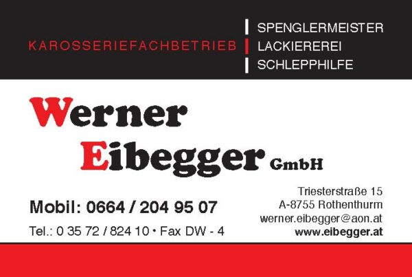 Logo Firma Werner Eibegger