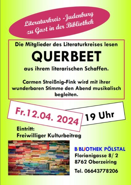 Einladung Literaturkreis Judenburg Foto von Literaturkries Judenburg