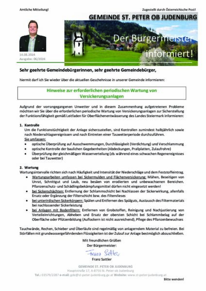 2024-07 Der Bürgermeister informiert