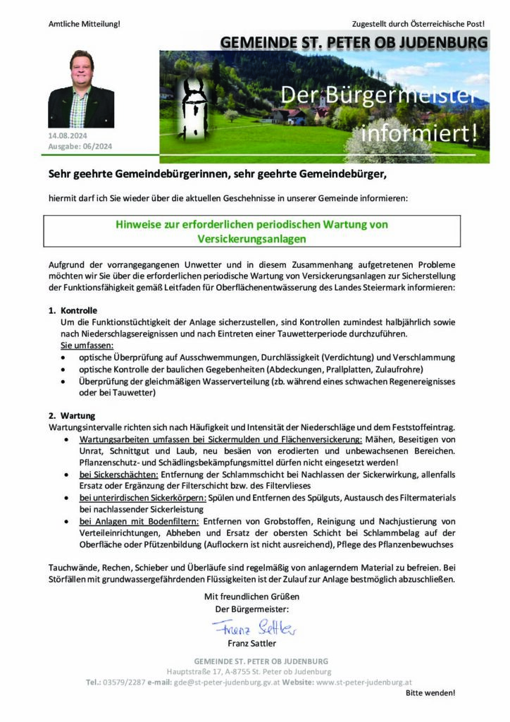 2024-07 Der Bürgermeister informiert