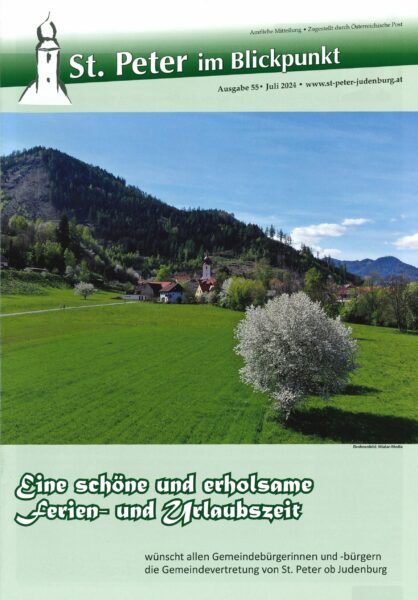 Gemeindezeitung Nr. 55 Bild von Gemeinde St.Peter ob Judenburg