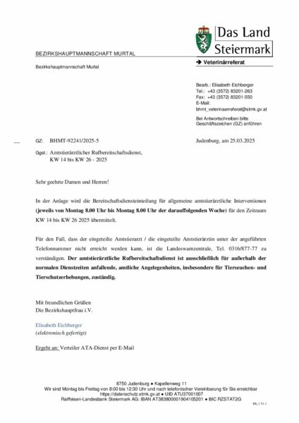 Einzelbrief (BH)