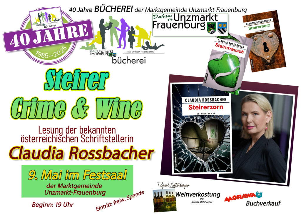 Plakat Rossbacher Claudia Neu