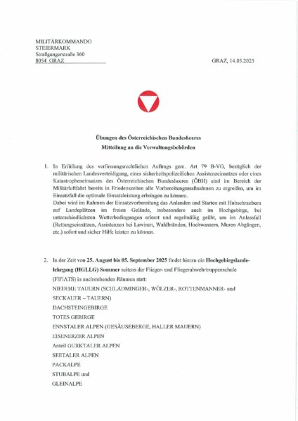20250522163200868_Übungen des Österreichischen Bundesheeres