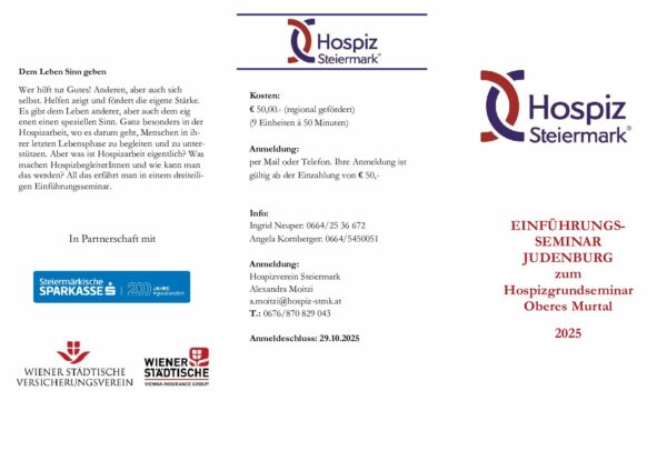 Einführungsseminar Judenburg Herbst 2025