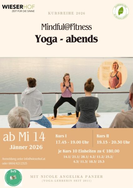 Yoga Mittwoch Abend 2x ab 14.1.2026
