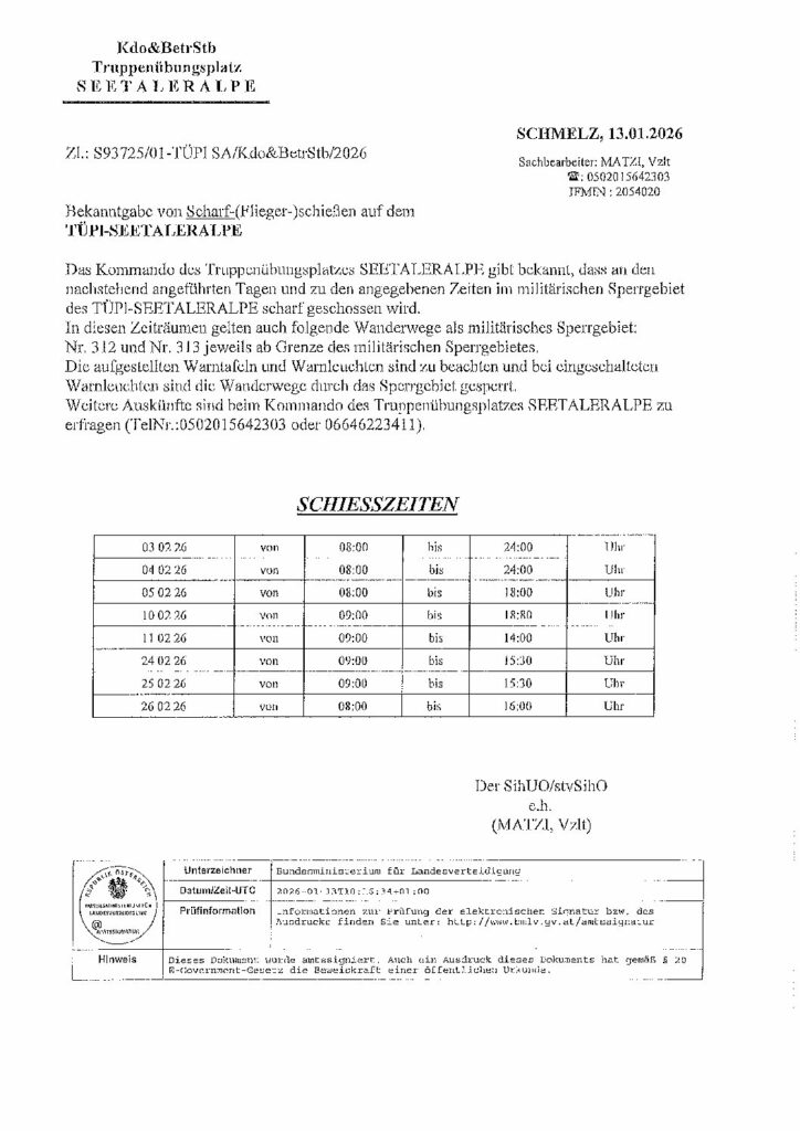 20260130084521040_Das Kommando des Truppenübungsplatzes SEETALERALPE gibt bekannt
