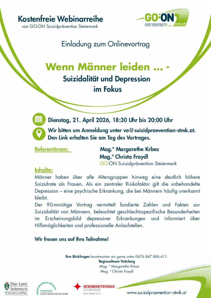 Webinar Reihe Männer in Krisen 2026
