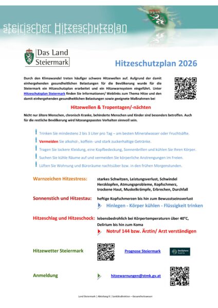 Steirischer Hitzeschutzplan, Bild von Land Steiermark