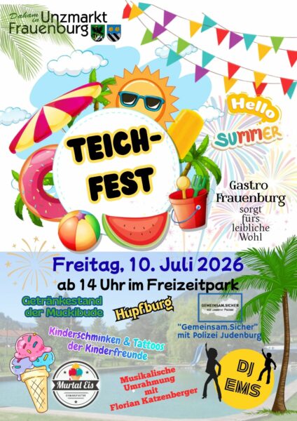 Teichfest Plakat 2026