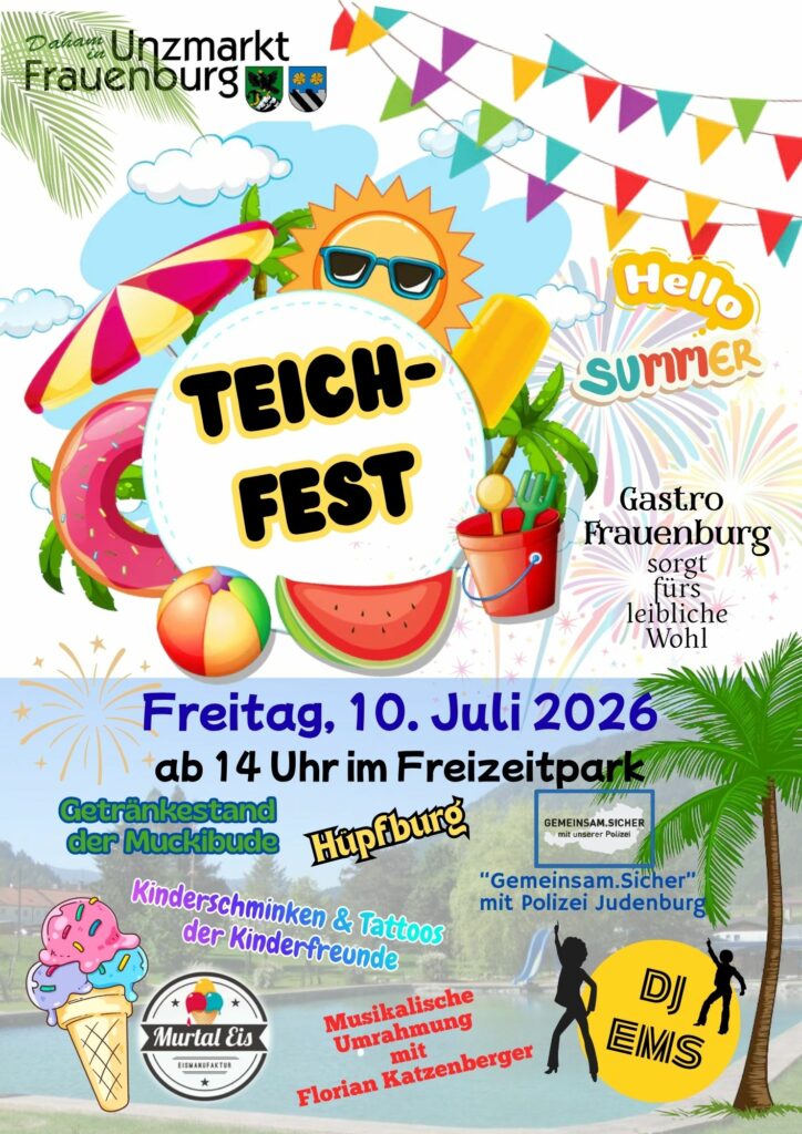 Teichfest Plakat 2026