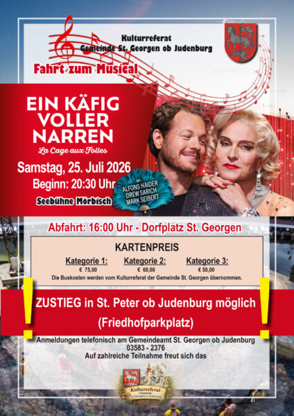 Einladung Kulturfahrt nach Mörbisch, Bild Gemeinde St. Georgen ob Judenburg