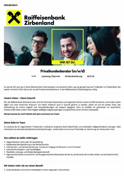 Privatkundenberater